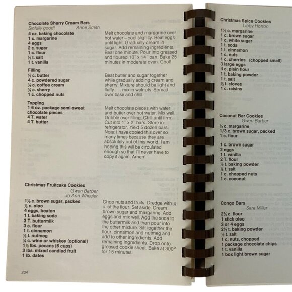Frederica Fare 1977 Spiral-Bound Cookbook St Simons Golden Isles Georgia Recipes - Picture 9 of 10